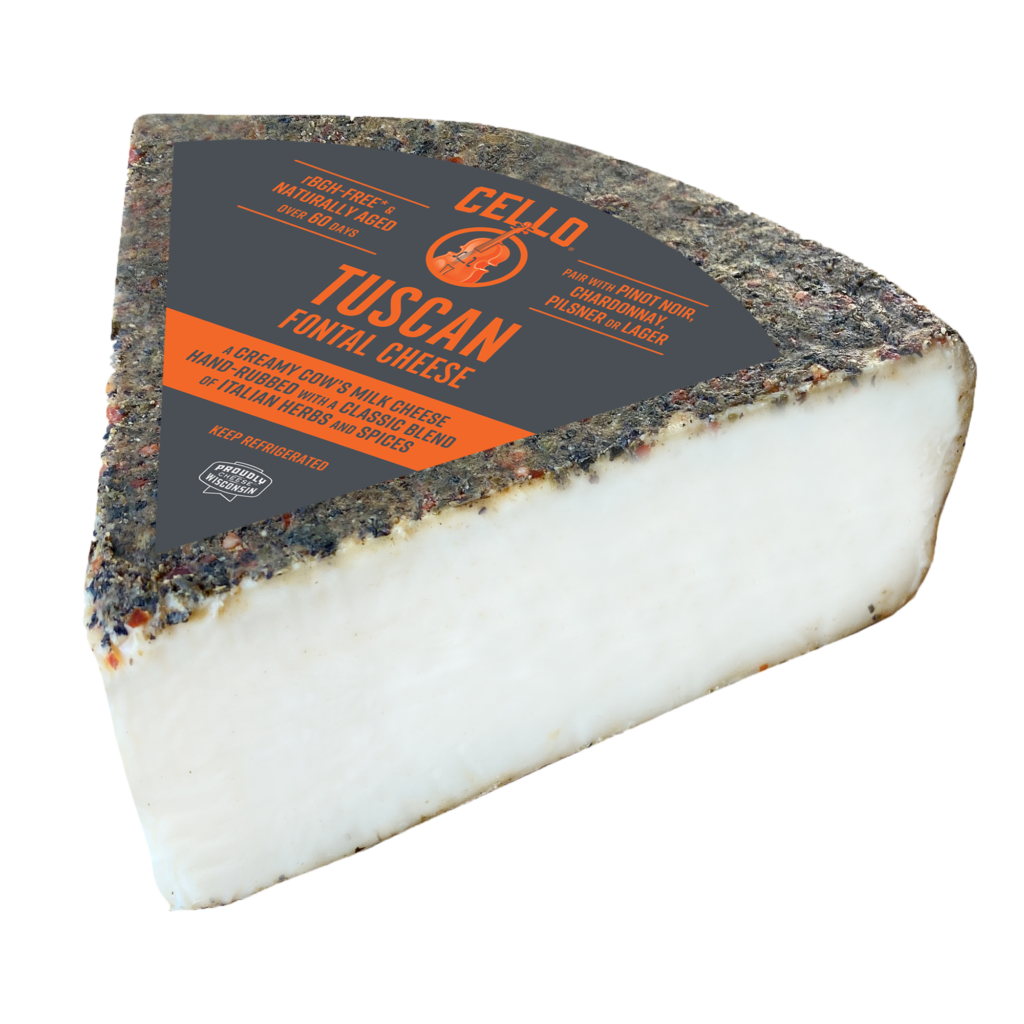 Try Our Rubbed Fontal Cheese Tuscan Wedge Cello Cheese